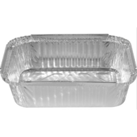 Extra Large Foil Rectangular Deep  Container-3200ml -  100/Sleeve