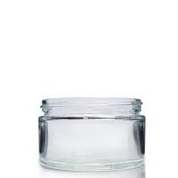 200ml Round Glass Jar Swat - with 82mm Rim