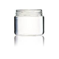 300ml Glass Jar Multi purpose with 82mm rim - each 