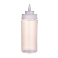 Clear Wide mouth Squeeze Bottle - 480ml 