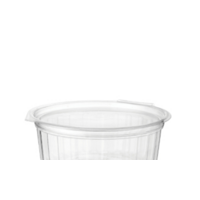 Food Bowls Hinged with Flat Lid 8 oz - 50/Sleeve