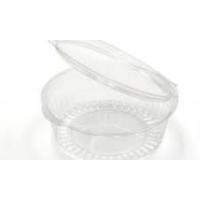 Clear Hinged Bowl with Flat Lid - 20oz (568ml)50/Sleeve