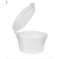 4oz (100ml) Sauce cup with Hinged Lid Sleeve of 50 (10)