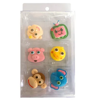 Cocomelon Sugar Decorations 6/pkt
