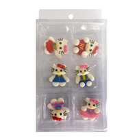 Hello Kitty Sugar Decorations 6/pkt