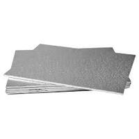 Silver Rectangle slice Board Large  40*15.5 - 10/Pkt 