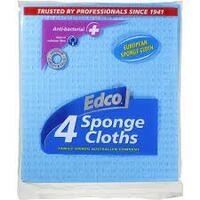 Anti Bacterial Sponge Cloth - Mixed colors 4pk