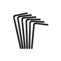 Black Flexi Paper Straws 210 mm -500 PER PACK 