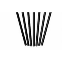 Plastic Straws Black 210 mm -250/Sleeve