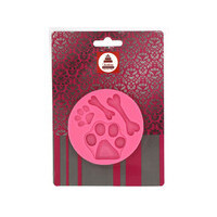 Dog Bone and Paw Silicone Mould 