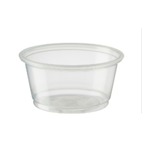 T2 PP Round Sauce Container - 70ml - 100/Sleeve