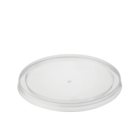 LIDS T2/T4 PP plastic Round Sauce Container Lid to suit 70ml-100ml Containers -100/Sleeve