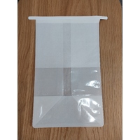 White Tin Tie Bags Medium  -packet of 50