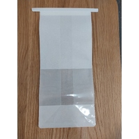 White Tin Tie Bags - Small pks of 50 