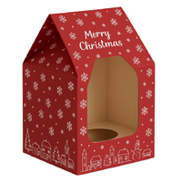 Christmas 1 Hole Cupcake Box with insert