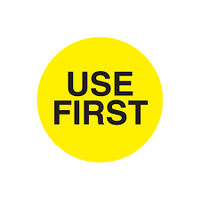 USE FIRST - Labels - 50mm - 500 p/roll
