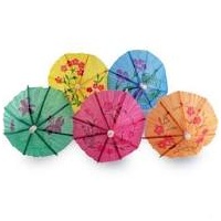 Parasols Umberellas for drinks -100 pack