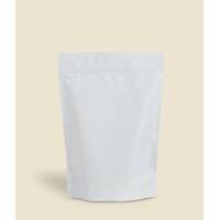 White Kraft  Stand Up Pouch - 150g -NO WINDOW - 50 p/pack (210x130mm)
