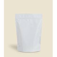 White Stand Up Pouch - 500g -NO WINDOW - 10 p/pack (27.5x 19cm ) 