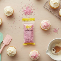 Pearly Pink Sugar Pearls (Gluten Free) 56g