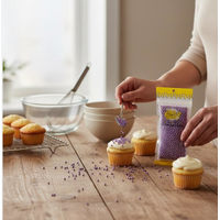 Pearly Purple Sugar Pearls (Gluten Free) 56g