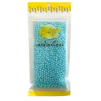 Pearly Sky Blue Sugar Pearls (Gluten Free) 56g