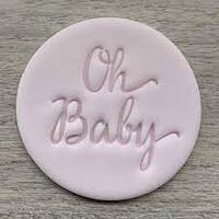 'Oh Baby' Cookie  Stamp Debosser 