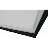 White Corflute Sheets - 1 Sheet 2.4x1.2 Metres *Discontined Line*