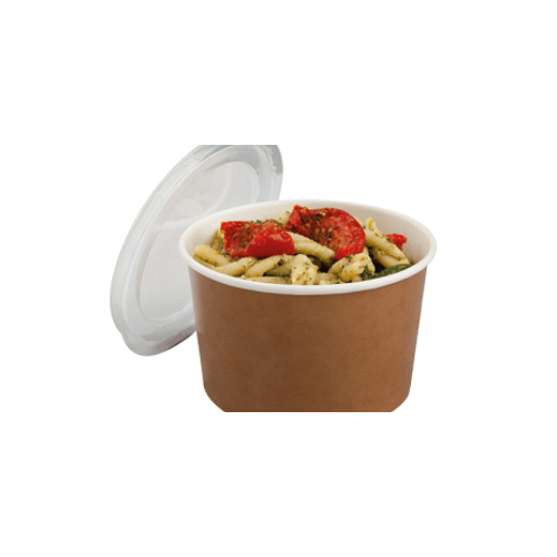 Multi-Food Pot & PP Lid Combo-Pak  550ml - 50/Sleeve