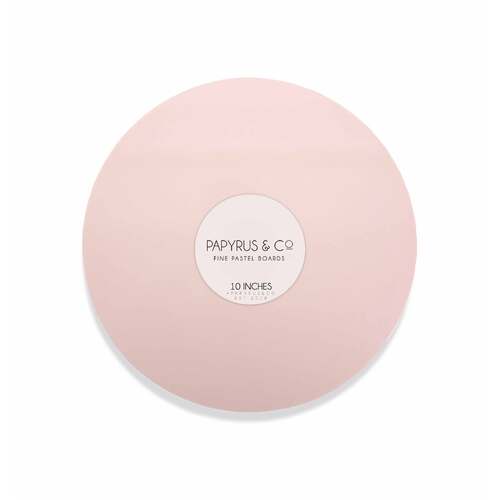 10 inch Pink MDF Cake Board Round 6mm - each