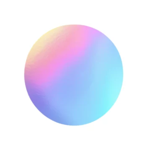 10 inch Rainbow MDF Cake Board Round - each