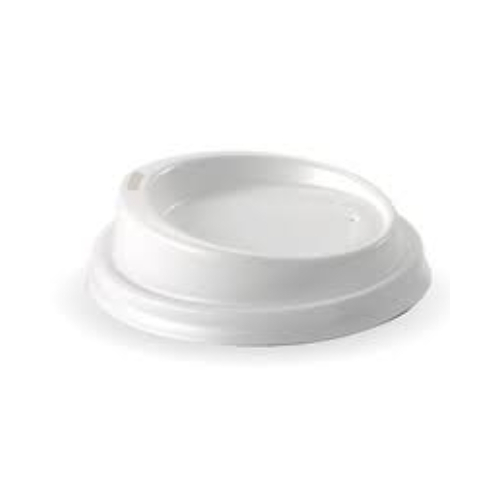 LIDS White 12/16 oz Premium cup lids - suit ripple cups - (90mm rim) 50/Sleeve