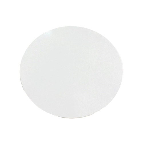 12" White MDF Cake Board Round 4mm -each
