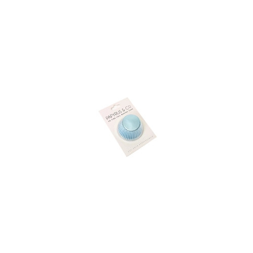 Pastel Blue Foil Patty Pans #550 Medium Size - 50 pack