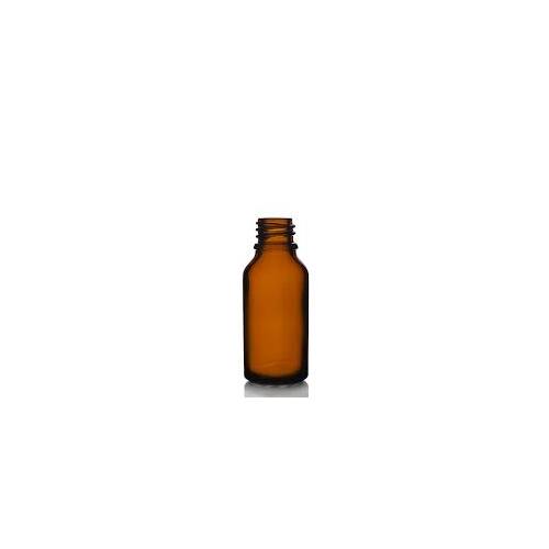 Amber Pharm Round Glass Bottle - 200ml - 24mm Neck 