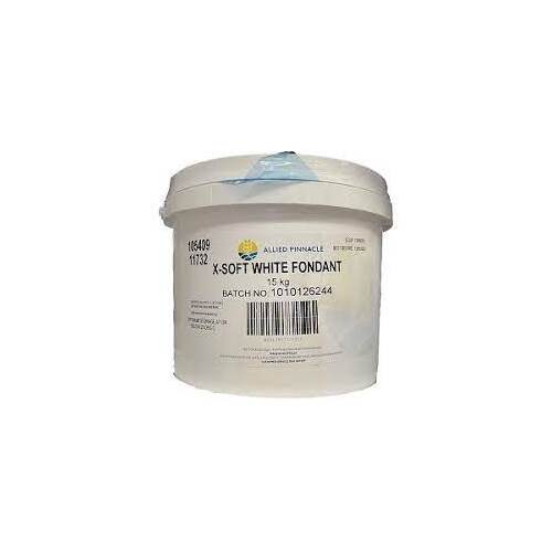 Extra Soft White Fondant - 15kg bucket