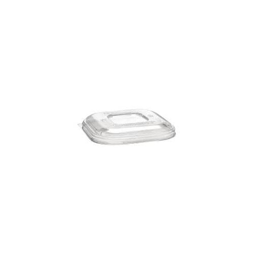 PLA-Square Dome Lid To suit 280-480ml square B/Cane - 50 sl
