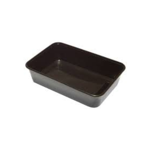 Takeaway Container  Black Rectangle - 700ml -50/Sleeve 