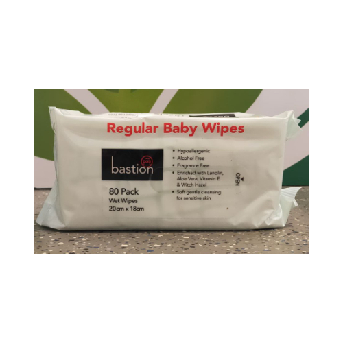 Regular Baby Wipes  80 SHEET PACK 
