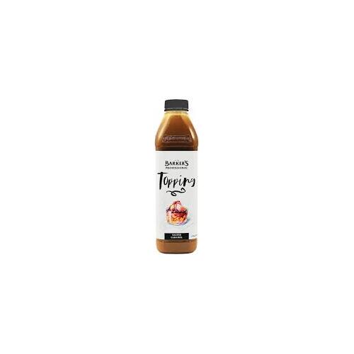 Barkers Salted Caramel Topping - 1.25kg bottle 