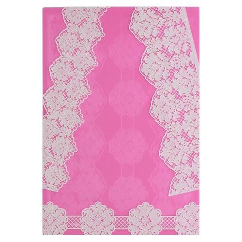 Damask 3D Cake Lace Mat