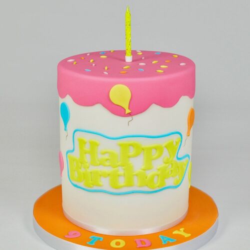 Happy Birthday Fondant Cutter
