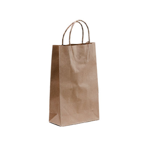 Large Brown Paper Bag - Twisted Handles - 300 *300 *175mm- 25 SL (10 sleeves per carton)