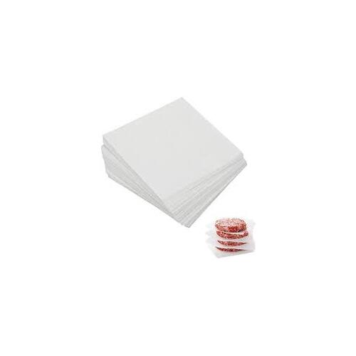Waxed Square Burger Paper 140mm - 2500 sleeve