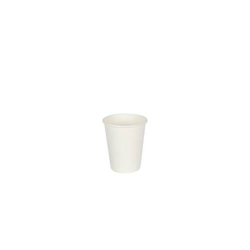 Single wall White Coffee Cup 6oz - sleeve of 50