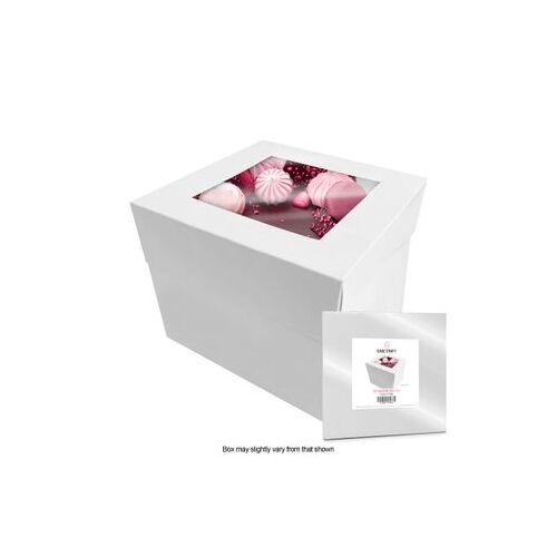 Cake Box 8x8x10"with top window (Individually Wrapped) each 