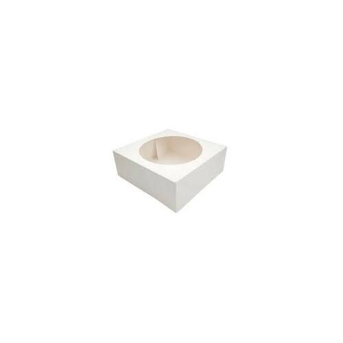 Cake Box 10x10x 4 Inches with top window -each