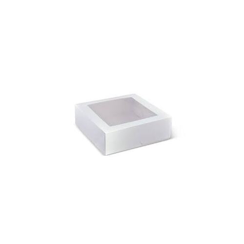 Cake Box Fold Clear Window Lid 8x8x2.5 - each