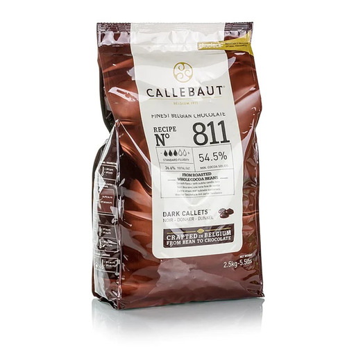 Callebaut Chocolate Dark 811 - 2.5 kg