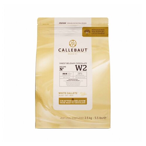 Callebaut Chocolate White W2  -500g Bag 